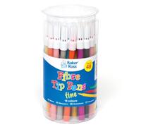 Baker Ross Boîte de 48 Feutres à pointe fine pour dessiner et Colorier pour Enfants