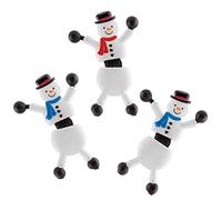 Baker Ross bonhommes de neige grimpeurs (paquet de 6) - Mini jouets, coloris assortis