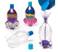 Baker Ross Bouteilles de sable fusée (lot de 5), loisirs créatifs pour enfants