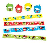 Baker Ross Bracelets à claquer Ninjas (Lot de 4) - pour Les Pochettes-Surprises