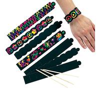 Baker Ross Bracelets à gratter (lot de 12) - À glisser dans les pochettes-surprises, 22 cm