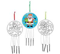 Baker Ross Carillons Attrape Soleil motifs Noël - Lot de 3, Loisirs Créatifs Enfants (FX378)