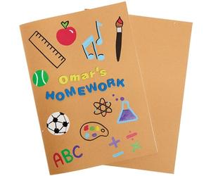 Baker Ross Carnets de Croquis Format A5 - Lot de 3, Cahier de Dessin Enfant (FX309)