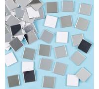 Baker Ross Carreaux miroirs mosaïques autocollants (lot de 100) - Matériel créatif pour enfants et adultes