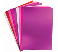 Baker Ross Cartes de Saint Valentin Couleurs Métalliques - Lot de 20, Fournitures pour Loisirs Créatifs pour Enfants (FC302)