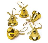 Baker Ross Cloches Dorées (Paquet de 20) - Ideal pour Le Loisir Créatif AR829