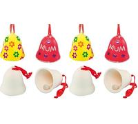 Baker Ross Cloches en Céramique (Boite de 4) EF420 (Lot de 2)