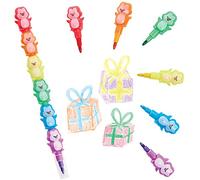 Baker Ross Crayon Cire motif Pingouin - Lot de 6, Fournitures Artistiques pour Enfants (FX442)