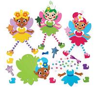 Baker Ross Décorations motif Fées - Lot de 5, Activités Manuelles pour Enfants (FC720)