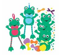 Baker Ross Décorations motif Grenouille à Perles - Lot de 5, Activités Manuelles pour Enfants (AX838)