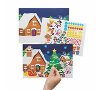 Baker Ross FC180 Autocollant Enfant motif Scenes de Noel - Lot de 5, Autocollants pour Enfants, Stickers Scrapbooking, Noel Enfant, Loisir Creatif Enfant