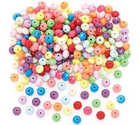 Baker Ross FE337 Perles cristaux - Paquet de 300, embellissements multicolores pour la fabrication de bijoux pour enfants, l'artisanat et les activités d'artisanat