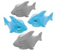 Baker Ross FE347 Requin de course à remonter - Paquet de 4, voitures à remonter, jouets pour enfants, remplisseurs de sacs de fête pour enfants