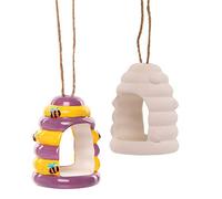 Baker Ross FE369 Mangeoire pour abeille en céramique - Boite de 2, Loisirs créatifs pour enfants et adultes