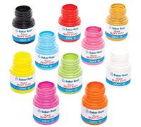 Baker Ross FE595 Peinture pour Verre - Paquet de 10, Céramique, Ensemble de Création pour Enfants