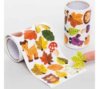 Baker Ross FE631 Lot de 600 autocollants pour enfants Idéal pour les projets d'art et d'artisanat, scrapbooking et tableaux de récompense (Dessins assortis)