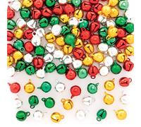 Baker Ross FE799 Grelots Clochettes pour Enfant motif Noël - Lot de 120, Decoration Loisirs Créatifs Enfants, Clochettes Montessori, Activite Enfant