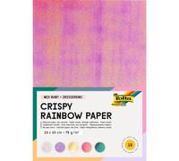 Baker Ross Feuilles de Papier Texturé Irisé Que Les Enfants pourront Utiliser pour Fabriquer des Cartes, Créer des Collages et Décorer Leurs Projets de Loisirs Créatifs (Lot de 10)