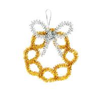 Baker Ross Fils chenille dorés et argentés (Lot de 72) - Matériel créatif pour enfants et adultes