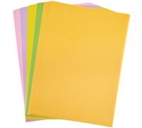 Baker Ross FN206 Papier à sucre A4 - Pack of 80, Papier coloré recyclé pour le dessin, le croquis et le scrapbooking