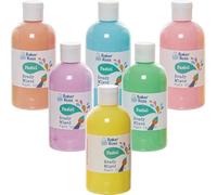 Baker Ross FN240 Peinture pour poster prête à l'emploi Pastel 150ml - Boîte de 6, peinture pour enfants
