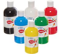Baker Ross FN248 Peinture textile 150ml - boîte de 6, peinture pour tissus pour l'art et l'artisanat textile