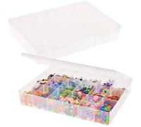 Baker Ross FN263 Boîte de rangement à compartiments - Pack de 1, rangement pour perles, mercerie, matériel d'art