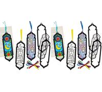 Baker Ross FN362 Kit de signets à colorier pour le Ramadan - Pack of 10, Ramadan Craft Kits, Bookmark Making for Kids (Lot de 2)