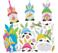 Baker Ross FN395 Kit de décoration pour Gonk de Pâques - Pack de 8, Décorations de Pâques pour les enfants.