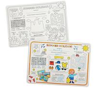 Baker Ross FN425 Feuilles d'activités pour les vacances d'été - lot de 8, activités de voyage pour enfants, divertissement dans l'avion pour enfants