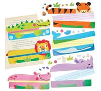 Baker Ross FN448 Kits de marque-pages pour la lecture guidée sur le thème des animaux - Lot de 6, aides à l'apprentissage de la lecture et de l'écriture pour les enfants et les écoles