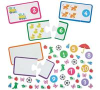 Baker Ross FN449 Kits magnétiques pour apprendre à compter - Lot de 10, STEM, science, mathématiques et aides à l'apprentissage pour les enfants et les écoles