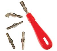 Baker Ross FN477 Ensemble de couteaux et poignées pour linogravure - Lot de 1, outils de linogravure pour débutants et enfants
