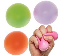 Baker Ross FN483 Balles sensorielles souples - Lot de 4, jouets anti-stress pour enfants, cadeaux pour pochettes surprises