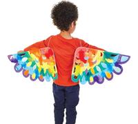Baker Ross FN501 Kits d'ailes d'oiseaux en vitrail - Lot de 2, déguisements et accessoires de déguisement pour enfants