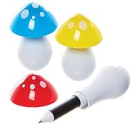 Baker Ross FN512 Stylos champignons - Lot de 6, cadeaux pour pochettes surprises pour enfants