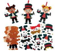 Baker Ross FN552 Kits de décoration assortis Magicien - Lot de 8, kits de décoration en mousse pour les enfants