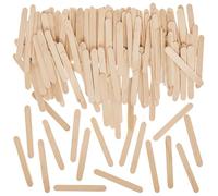 Baker Ross FN580 Mini bâtonnets en bois pour bricolage - Lot de 400, bâtonnets pour sucettes, bâtonnets à glace multi-usages