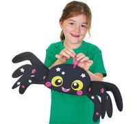 Baker Ross FN595 Kits de décoration suspendue araignée géante en 3D - Lot de 4, kits de bricolage effrayants pour Halloween pour enfants