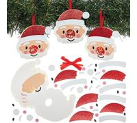Baker Ross FN613 Décorations pour chocolats Père Noël - Lot de 8, kits de bricolage de Noël pour enfants, parfait pour les cadeaux de Noël et les friandises d'anniversaire