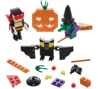 Baker Ross FN657 Kits de briques de construction Halloween - Lot de 4, kits de bricolage effrayants pour Halloween pour enfants