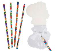 Baker Ross FN667 Crayons animaux de la forêt en hiver - lot de 12, set de crayons de Noël, à mettre dans les pochettes surprises