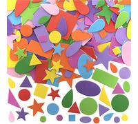 Baker Ross Formes Autocollantes en Mousse (Lot de 180) - Matériel Créatif Pour Enfants