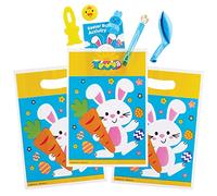 Baker Ross FX481 Sac à butin pour fête de Pâques - Lot de 10, sacs de Pâques pour les enfants