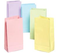 Baker Ross FX486 Sacs de fêtes pastel - Lot de 15, sacs de fête en papier à personnaliser