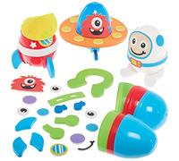 Baker Ross FX530 Système solaire - 8 kits d'oeufs - 8 kits de travaux manuels pour les enfants