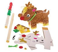 Baker Ross FX644 Kit Pinata Renne - 1 Kit, Kit de bricolage Pinata de Noël pour les enfants
