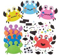 Baker Ross FX744 Crabe - Lot de 8 aimants à mélanger et assortir, kit de loisirs créatifs sous la mer pour les enfants