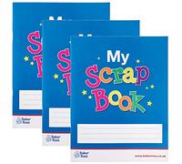 Baker Ross FX830 Large Scrap Books - paquet de 3, livres de loisirs créatifs pour enfants
