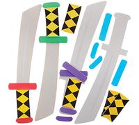 Baker Ross FX854 Kits d'épée Ninja Samurai - paquet de 4, Déguisement loisirs créatifs